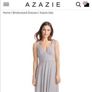 Bridesmaid dress from Azazie